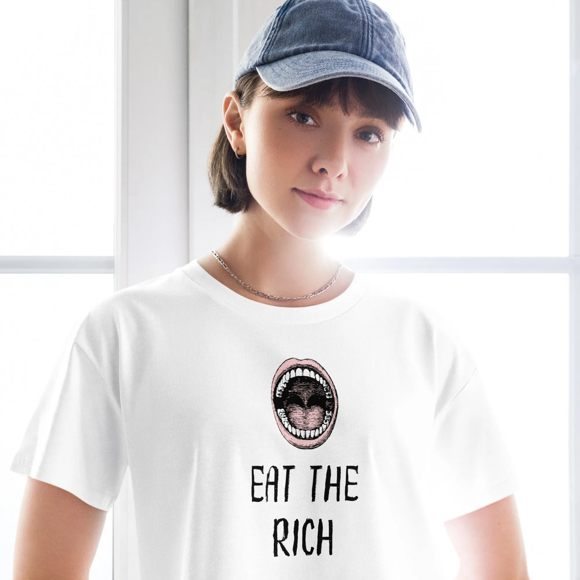 Eat the Rich - Boxy Cropped Tee
