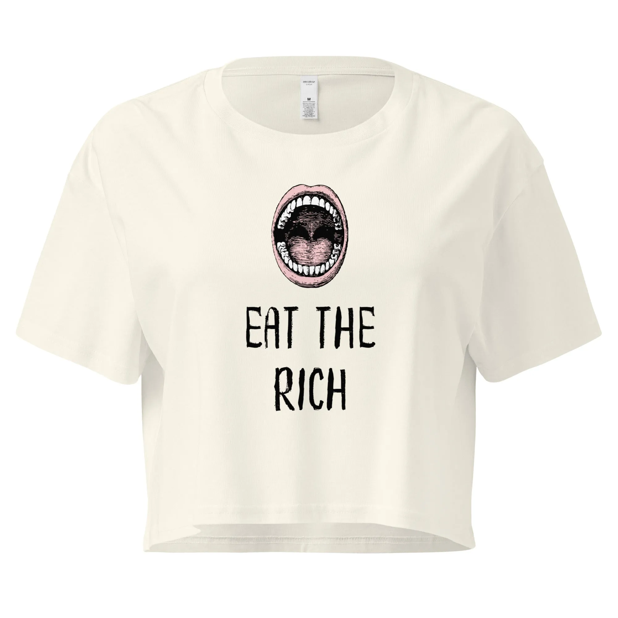 Eat the Rich - Boxy Cropped Tee