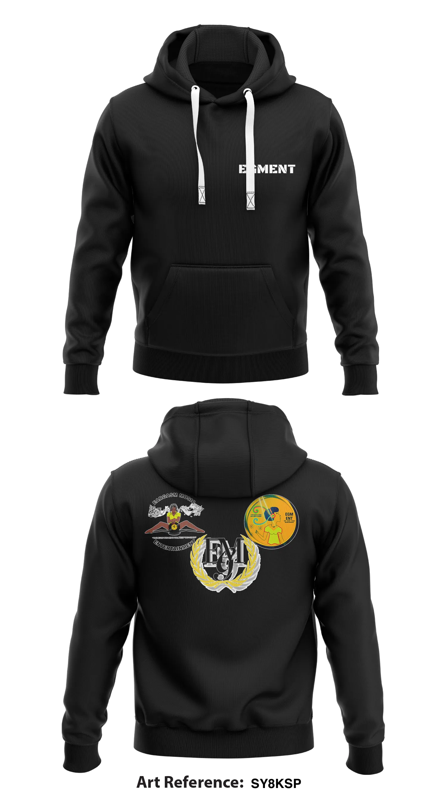 EGMENT  Core Men's Hooded Performance Sweatshirt - Sy8KSp