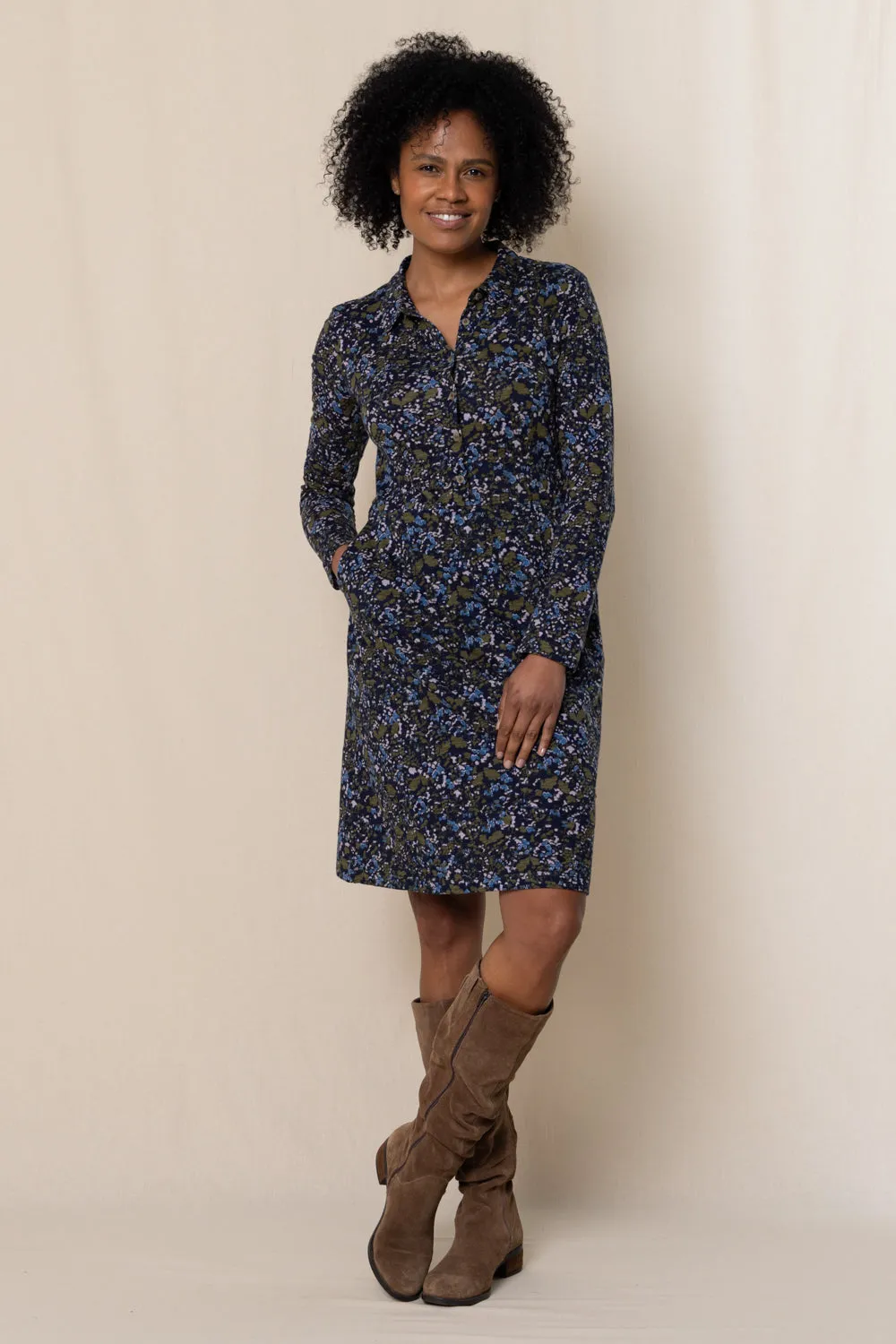 Elmore Organic Jersey Shirt Dress