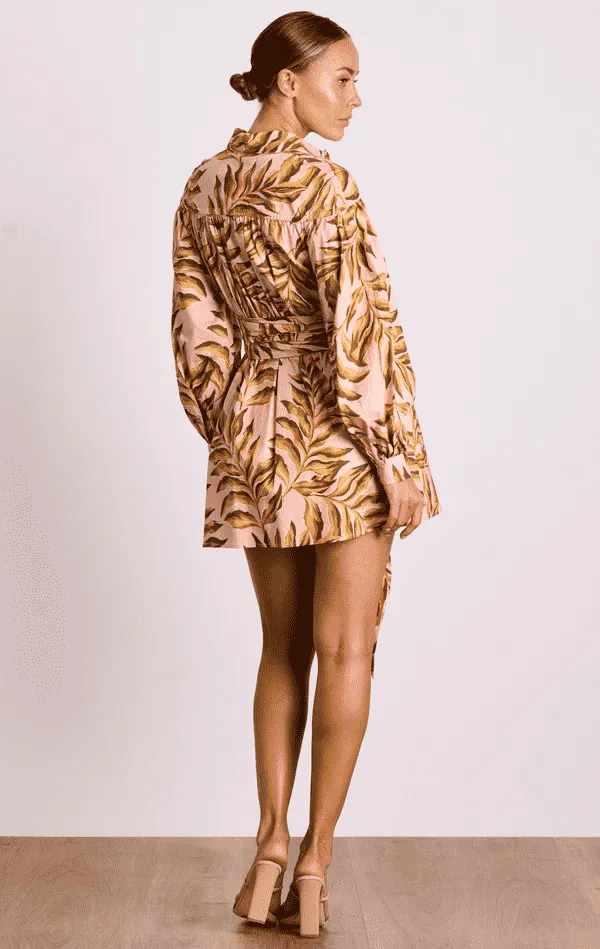 Elody Shirt Dress - Blush