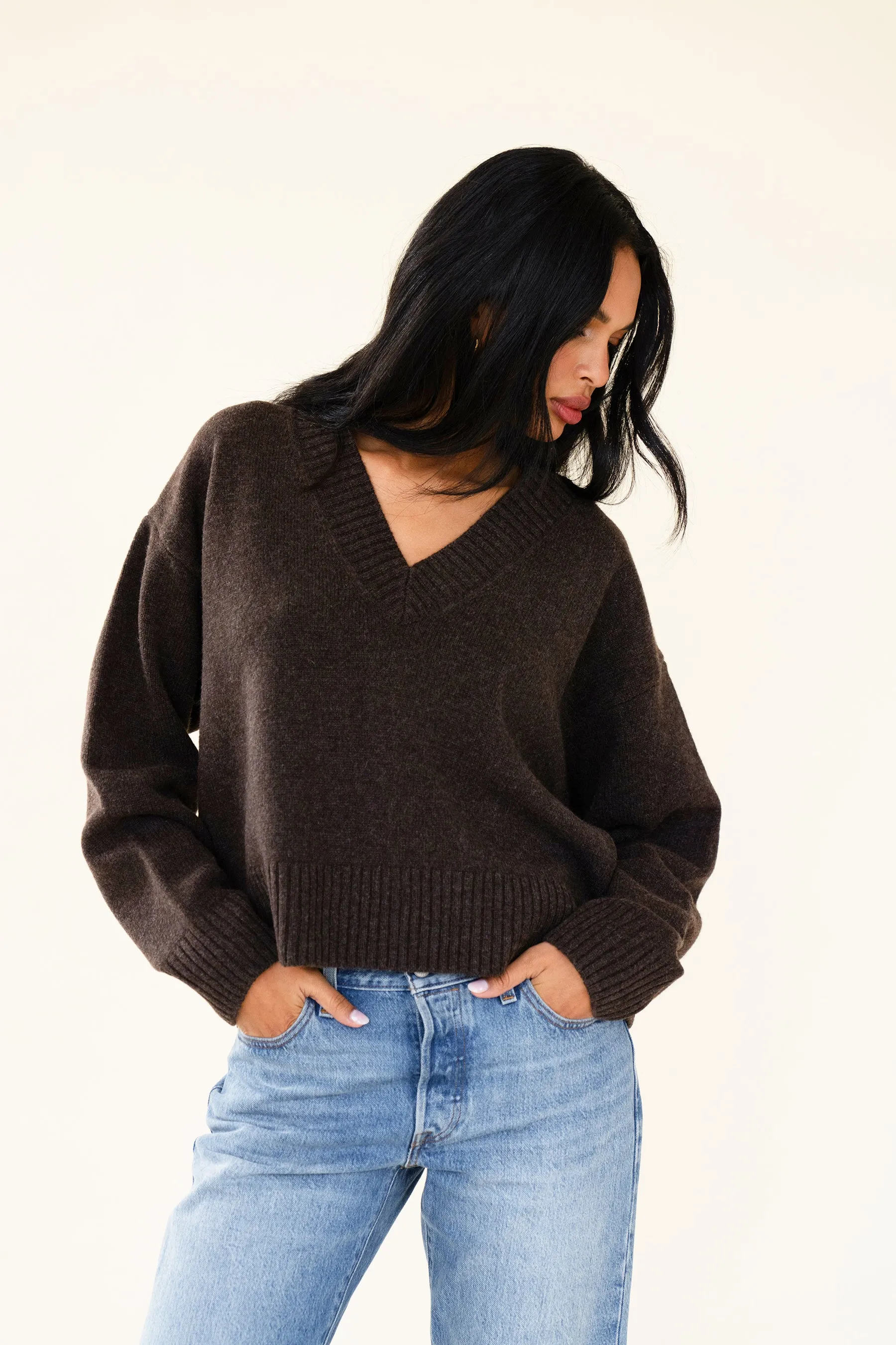 ELORA KNIT - COFFEE