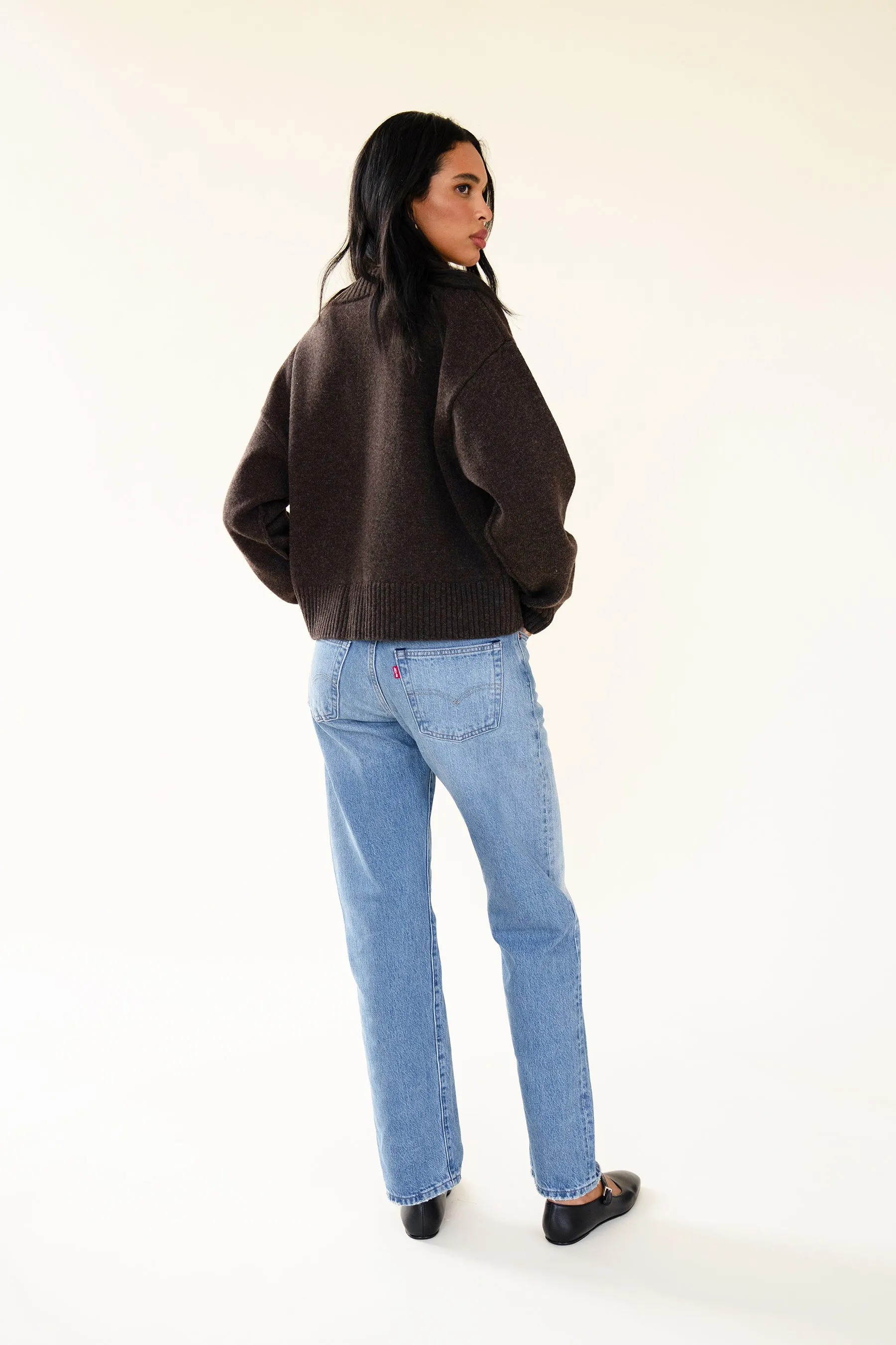 ELORA KNIT - COFFEE