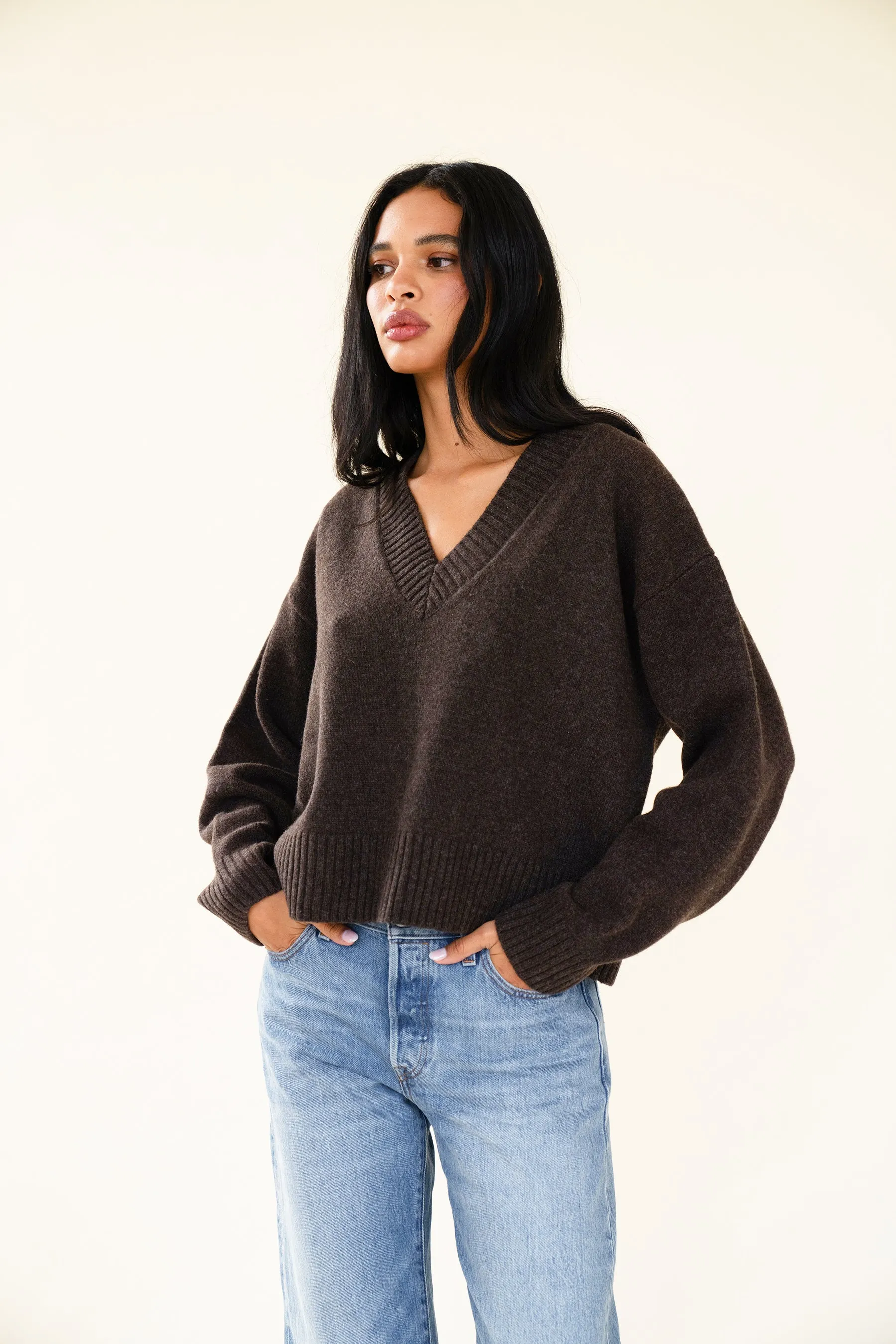 ELORA KNIT - COFFEE