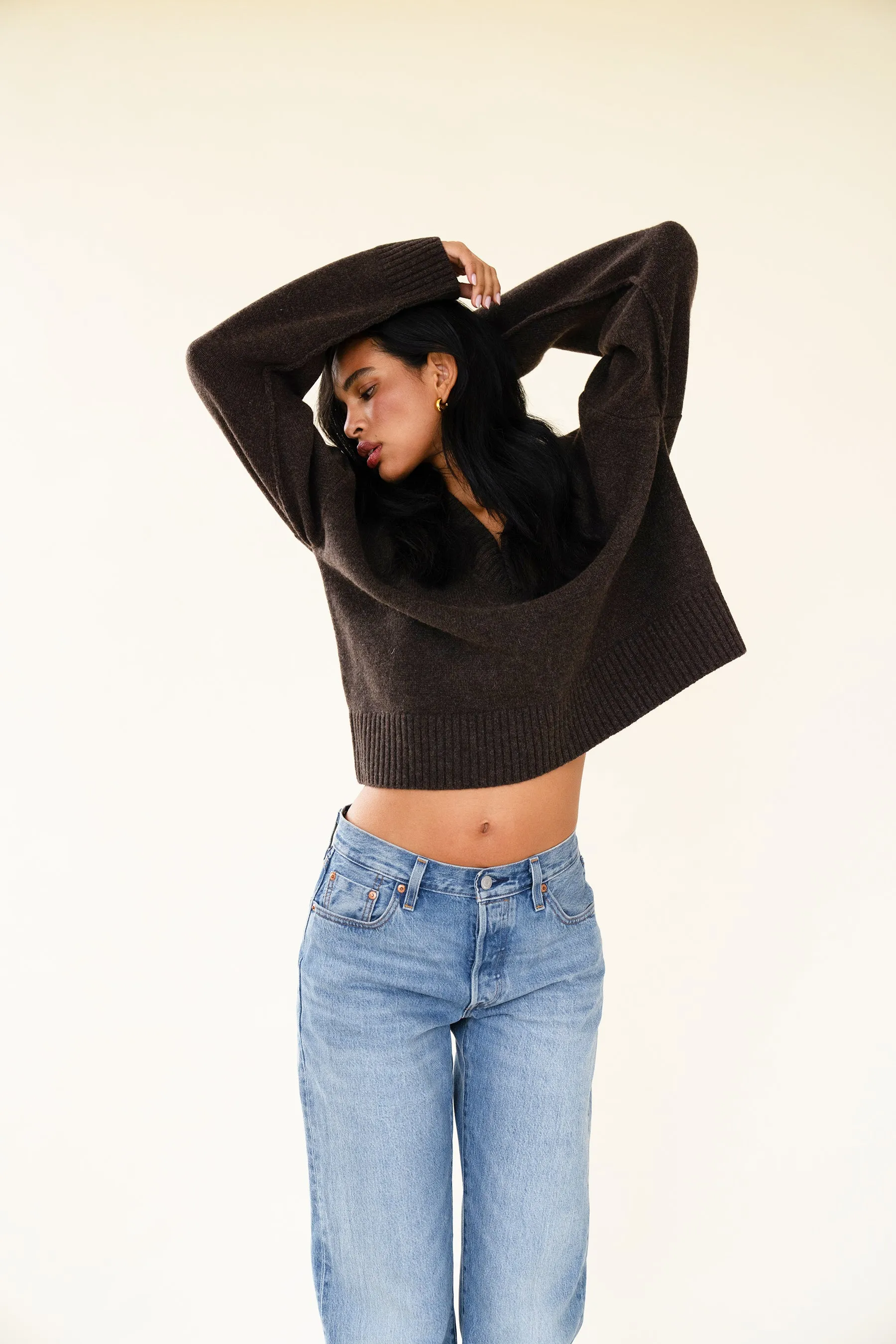 ELORA KNIT - COFFEE