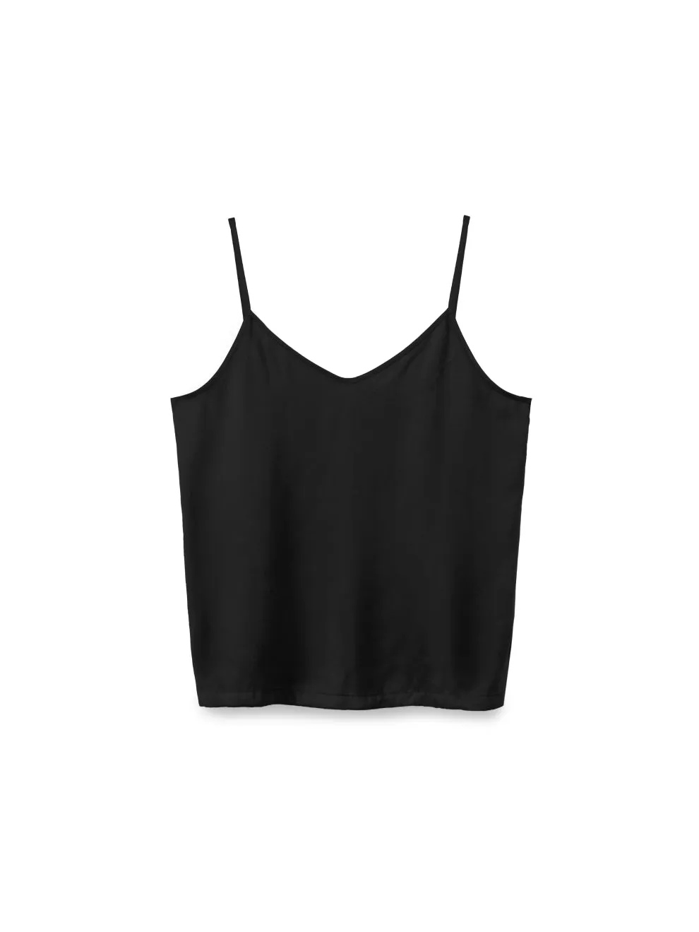 Embroidered Cupro Tank Top