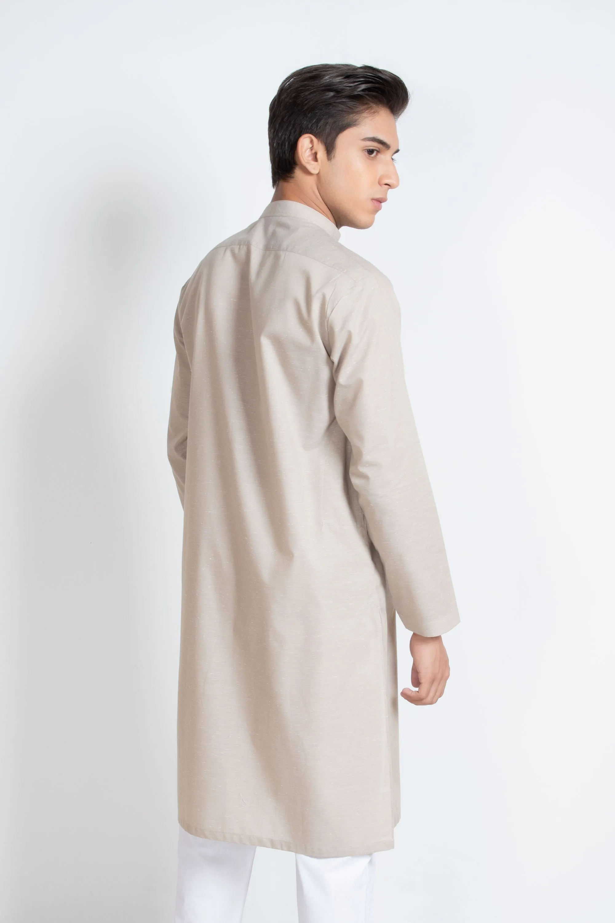 Embroidered Placket Kurta
