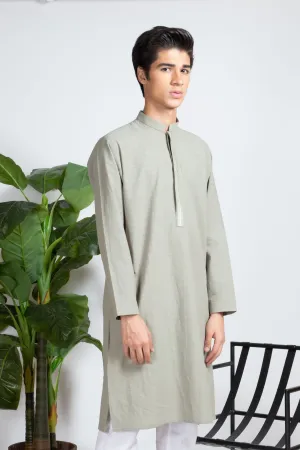Embroidered Placket Kurta