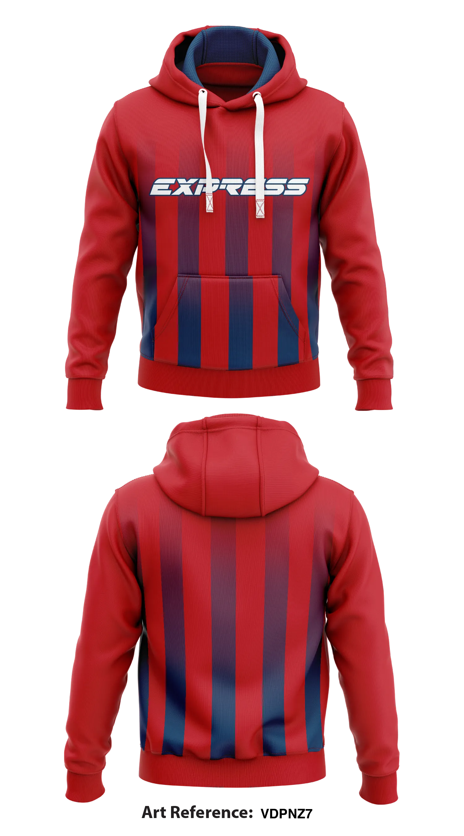 Express Core Men's Hooded Performance Sweatshirt - VdpNZ7