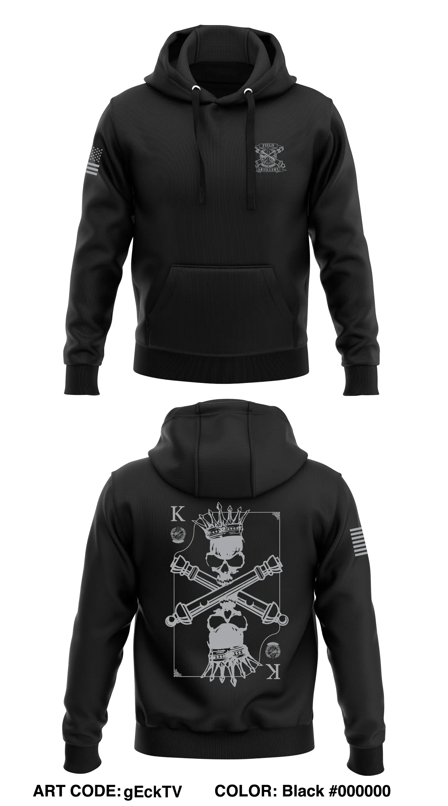FA Master Gunner Division Store 1  Core Men's Hooded Performance Sweatshirt - gEckTV