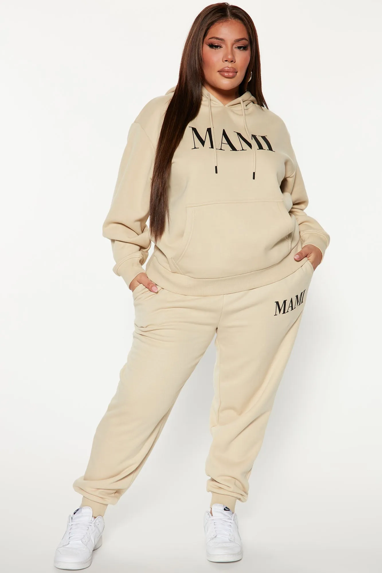 Family Goals Women's Mami Hoodie - Tan