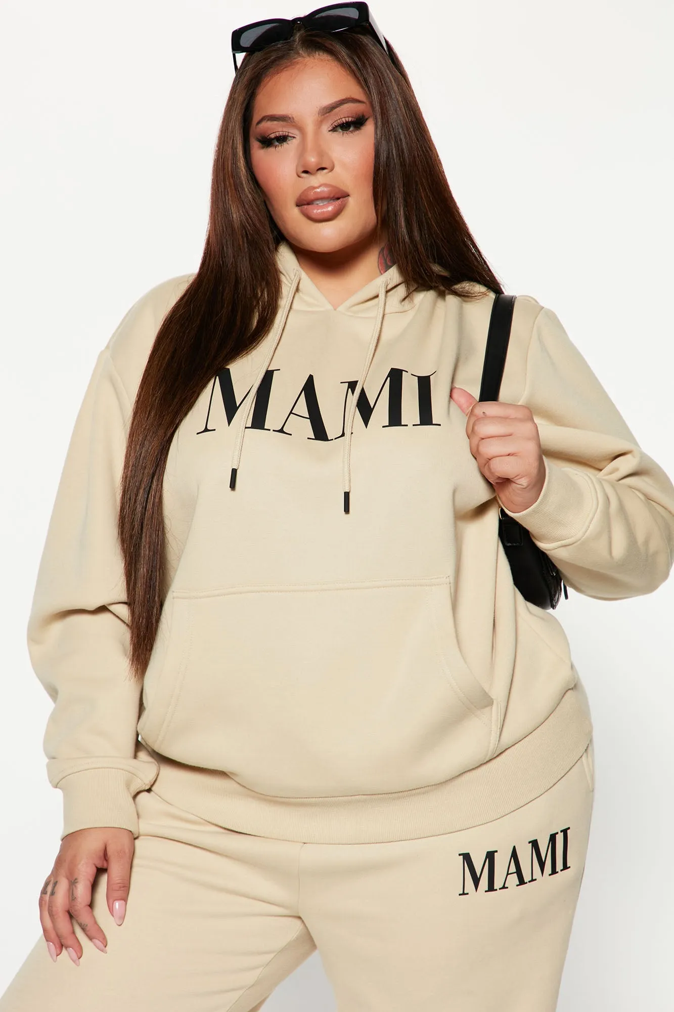 Family Goals Women's Mami Hoodie - Tan
