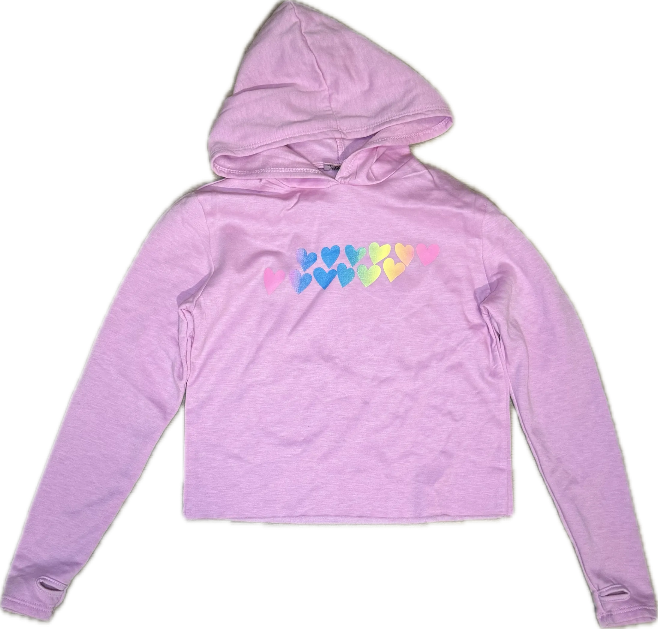 FIREHOUSE- Ombre Hearts Hoody Carnation
