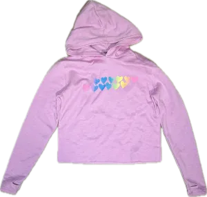 FIREHOUSE- Ombre Hearts Hoody Carnation