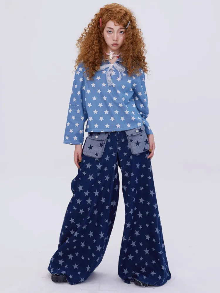 flared wide leg jeans