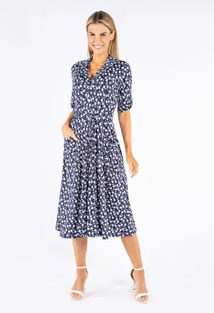 Floral Print Shirt Dress