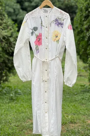 Frangipani Shirt Dress
