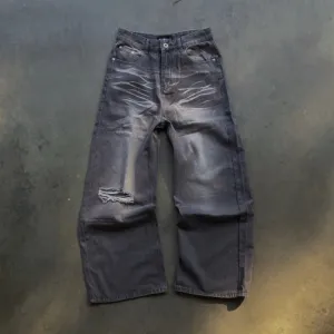 FRAY JEANS [ASH GRAY] READ DESCRIPTION