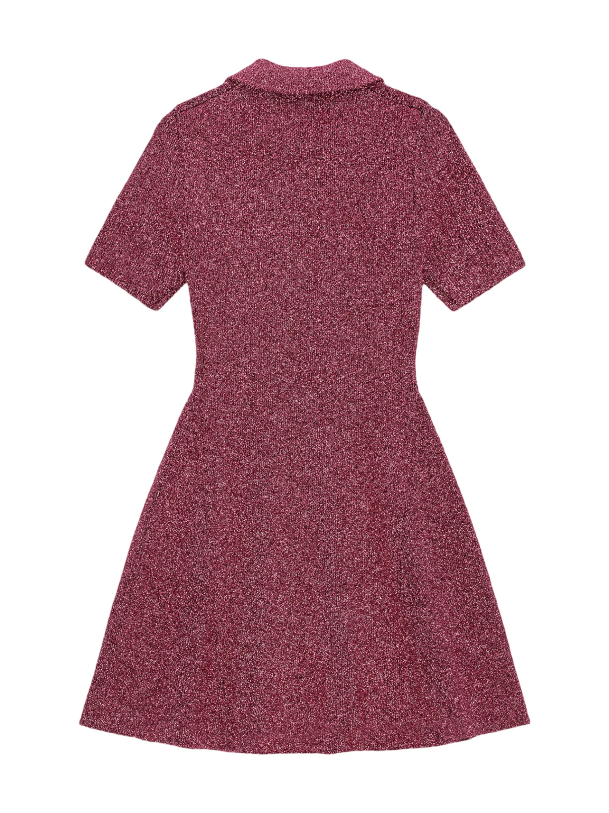 Ganni Sparkle Doubleface Mini Dress in Corsage
