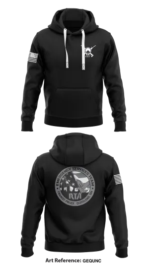 GCRTA Emergency Service Team (EST) Store 1  Core Men's Hooded Performance Sweatshirt - GEQUNc