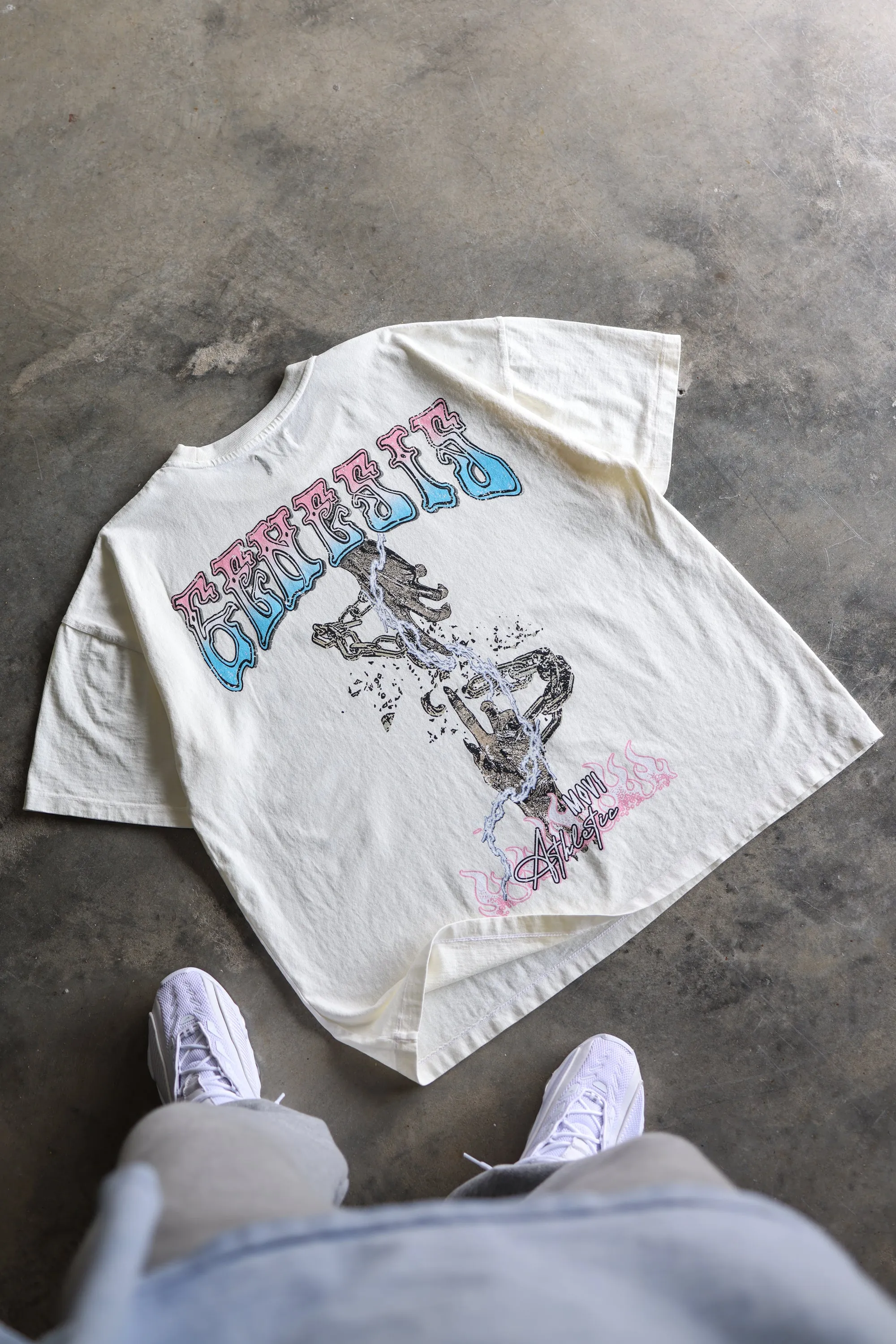 GENESIS RISING T-SHIRT - OFF WHITE
