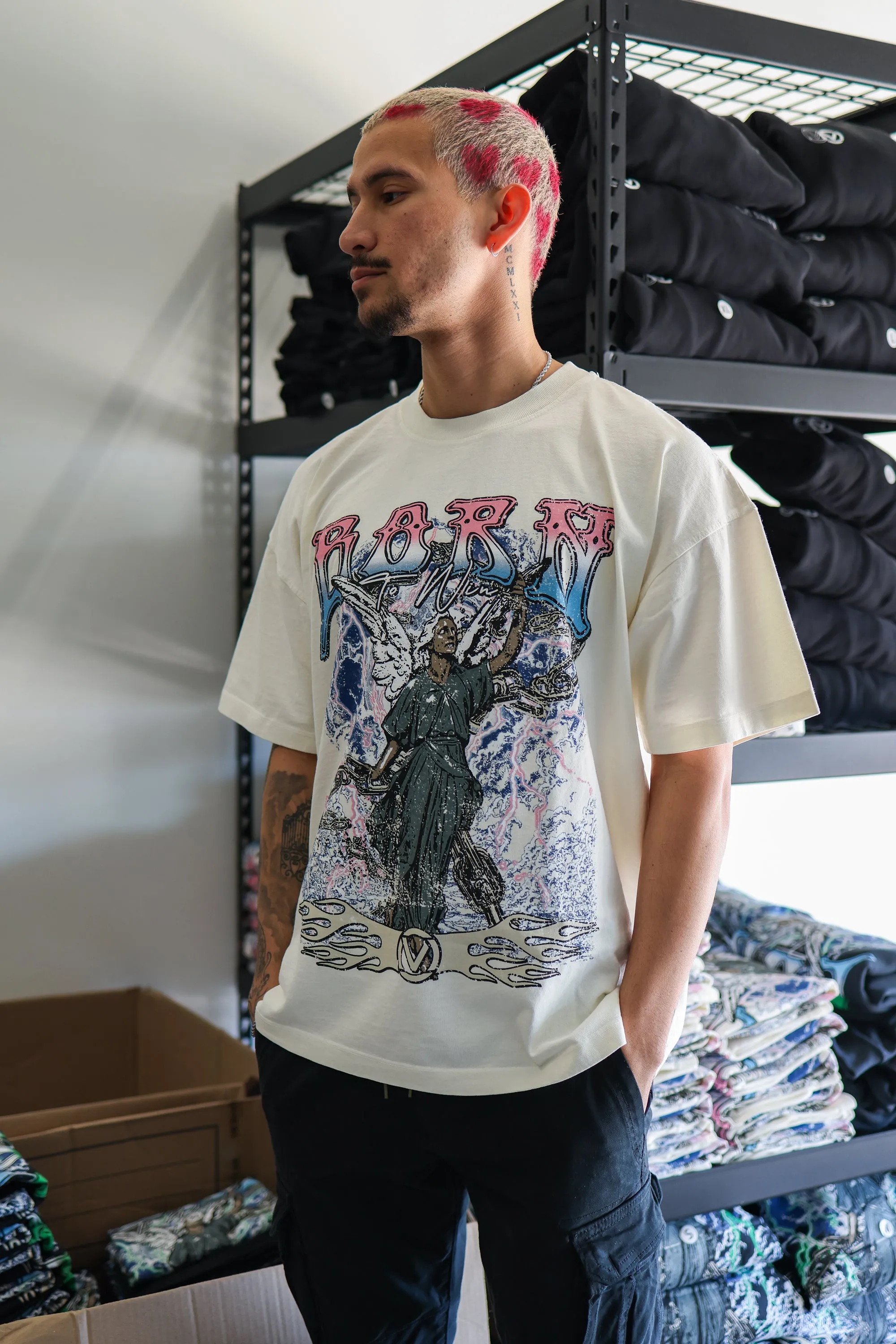 GENESIS RISING T-SHIRT - OFF WHITE