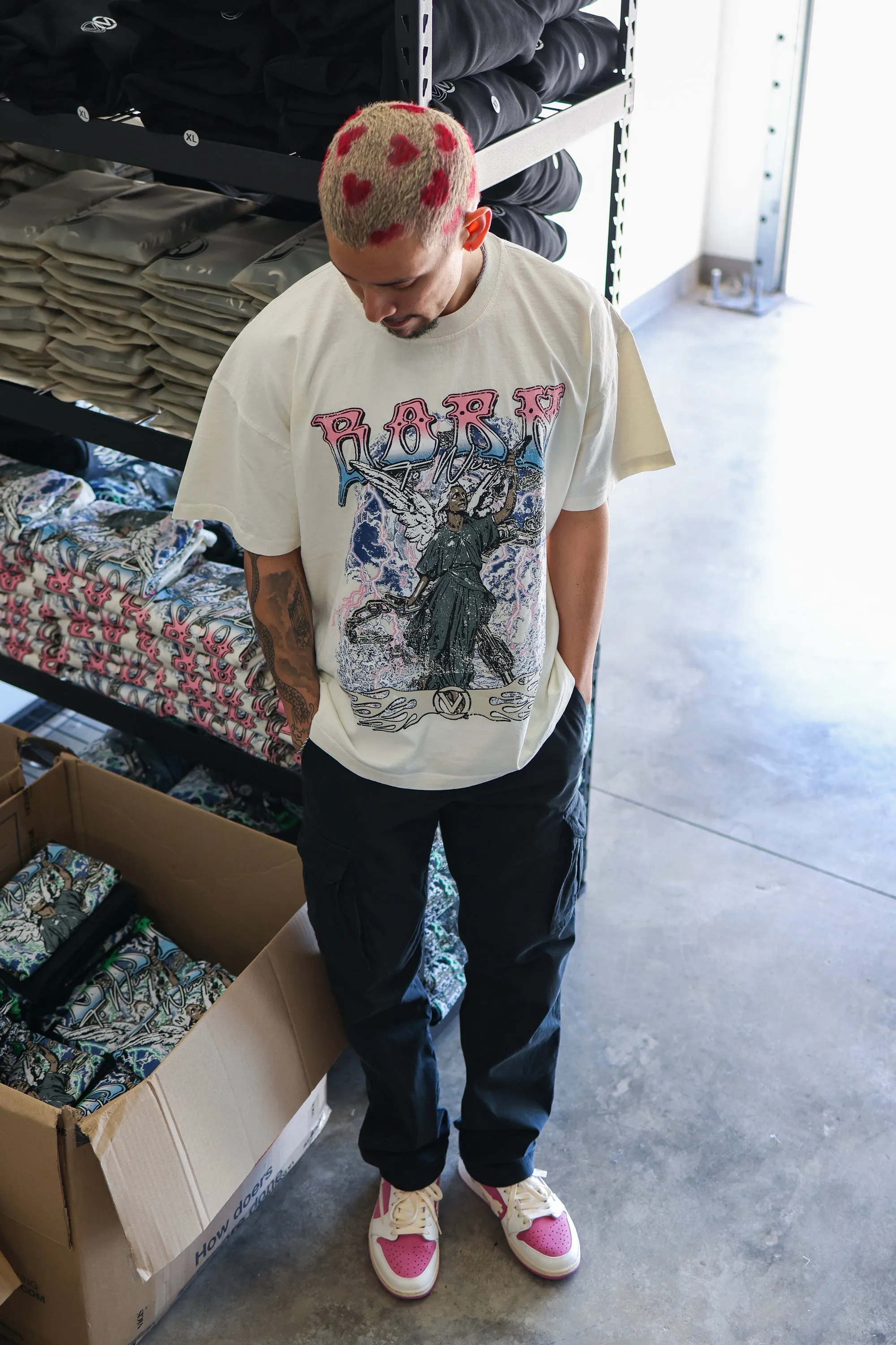 GENESIS RISING T-SHIRT - OFF WHITE
