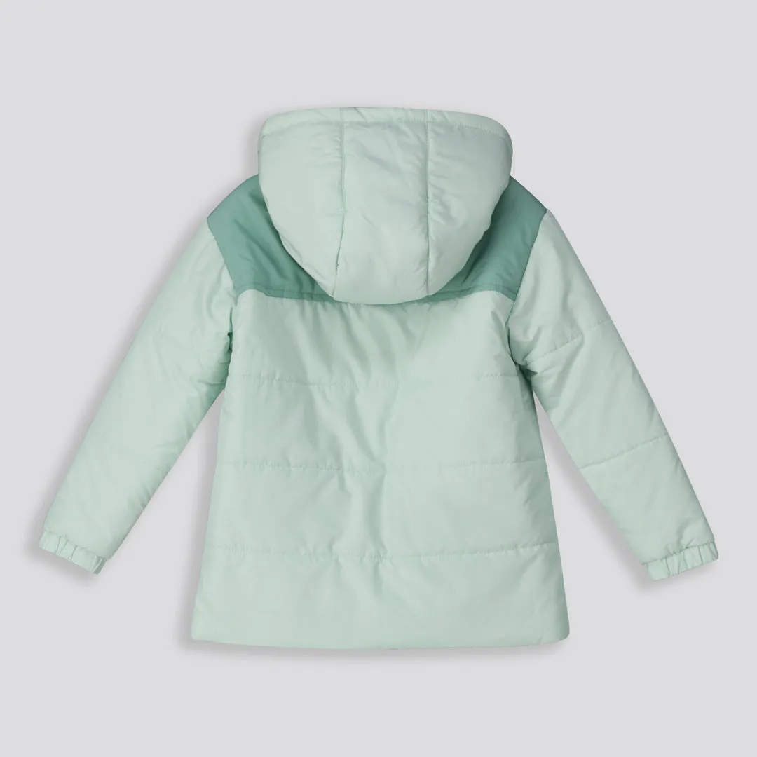 Girls Puffer Jacket _ 159157 _ Green