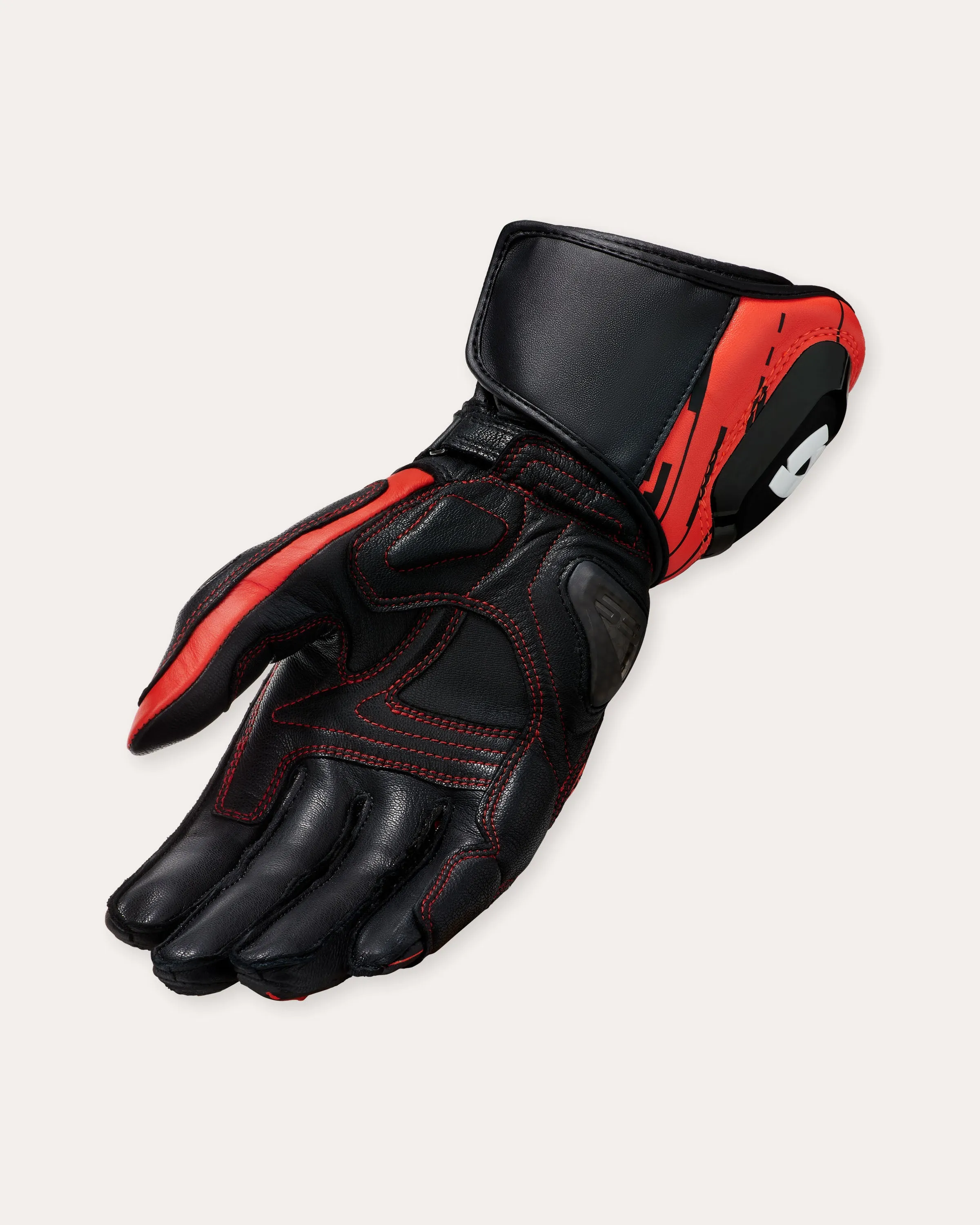 Gloves Quantum 2 | Neon Red-Black