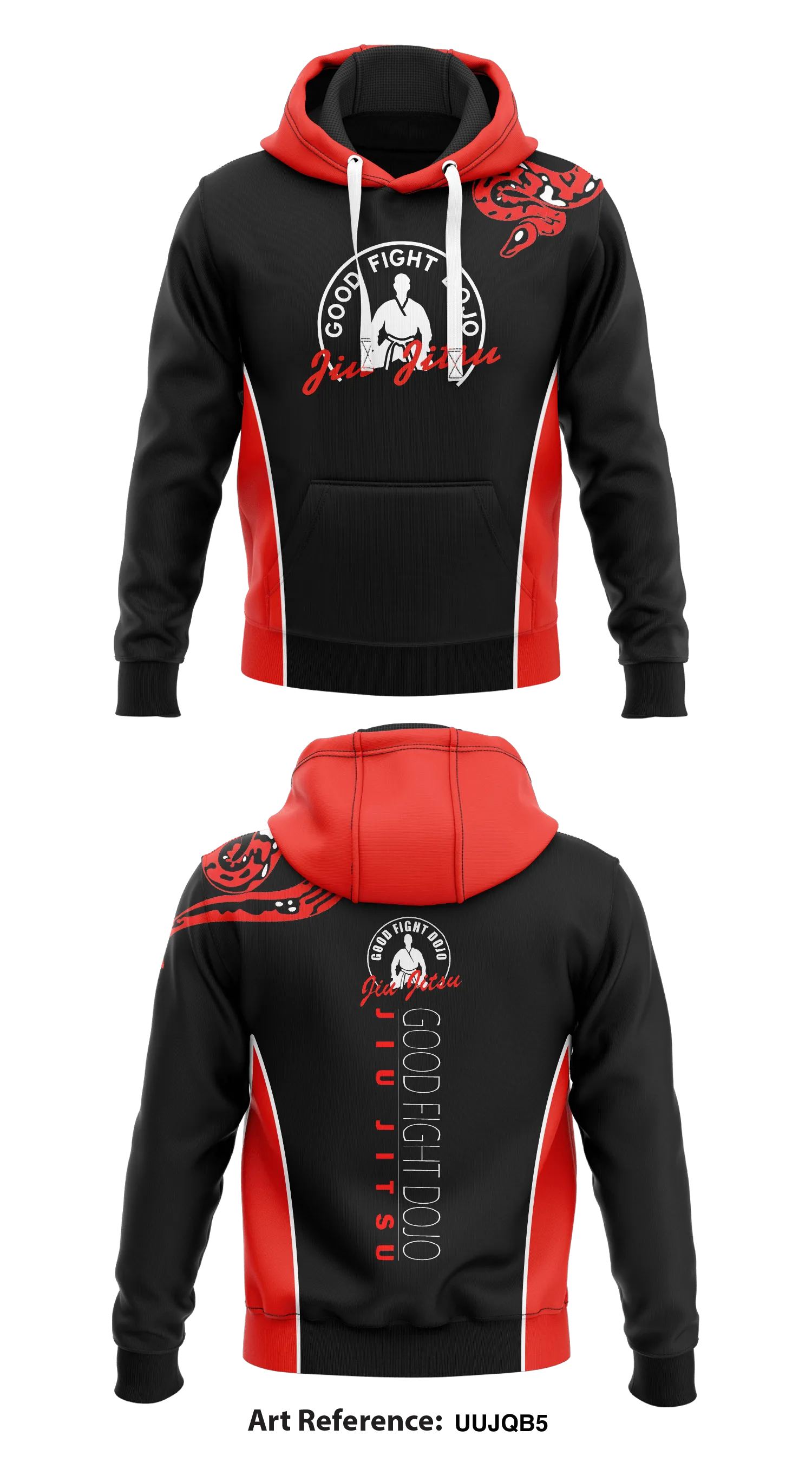Good Fight Dojo Store 1  Core Men's Hooded Performance Sweatshirt - uUjQb5
