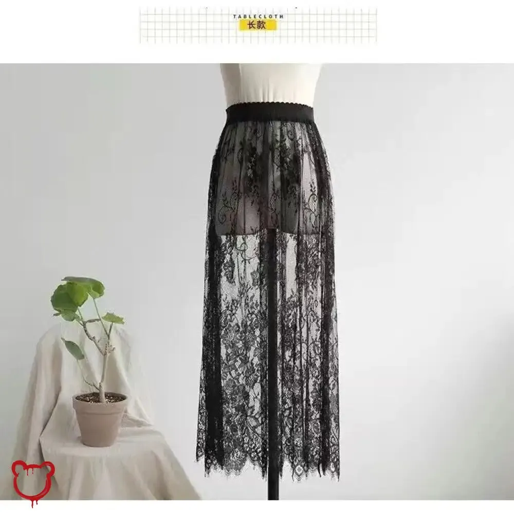 Gothic Lace Skirt - Various Lengths