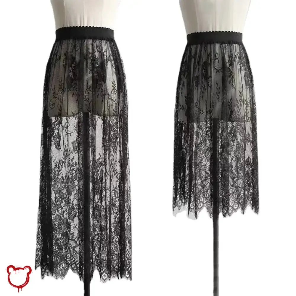 Gothic Lace Skirt - Various Lengths