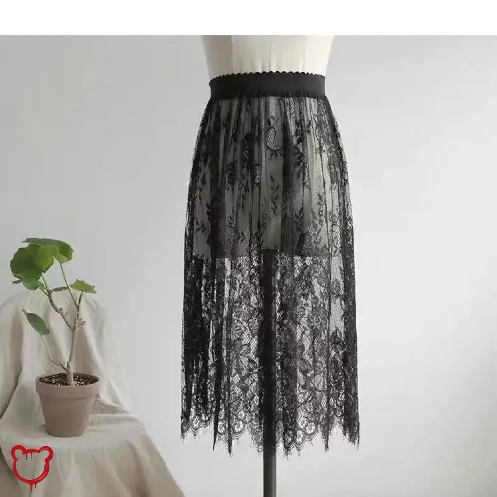 Gothic Lace Skirt - Various Lengths