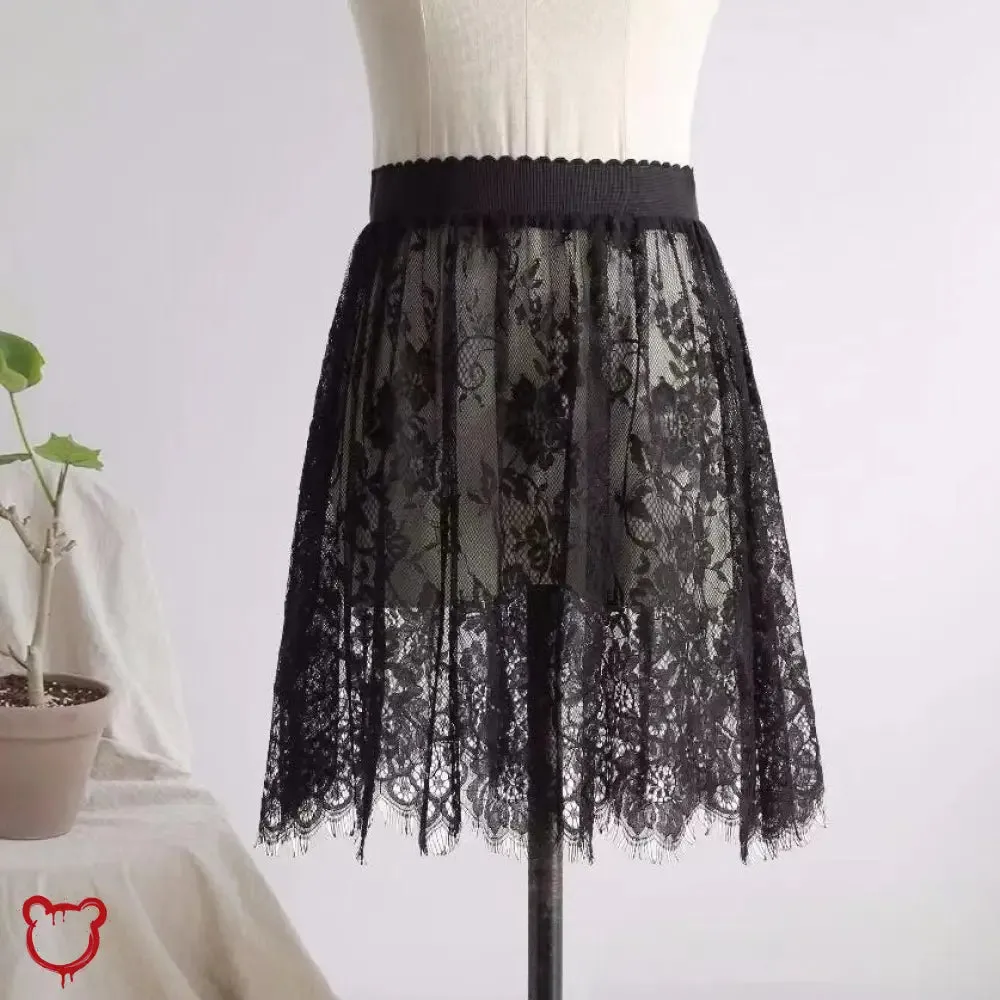 Gothic Lace Skirt - Various Lengths