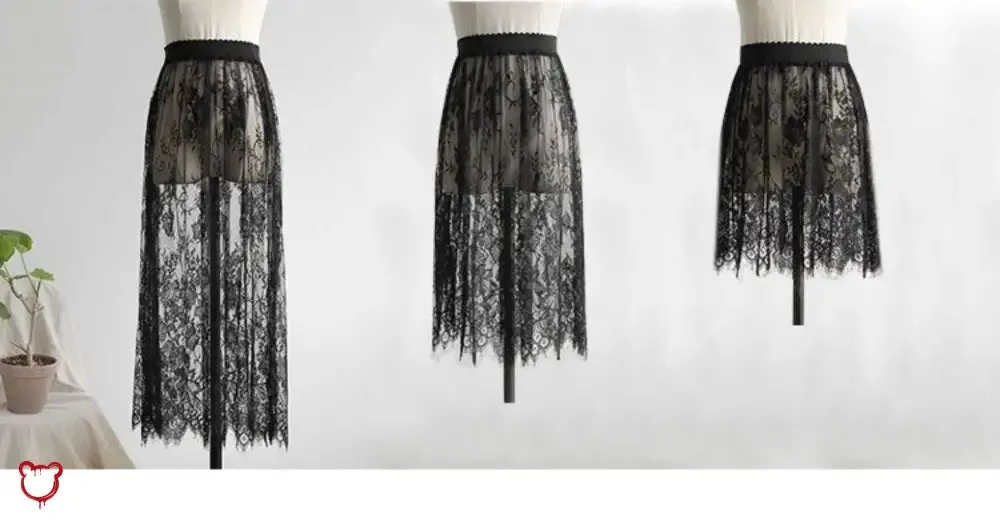 Gothic Lace Skirt - Various Lengths