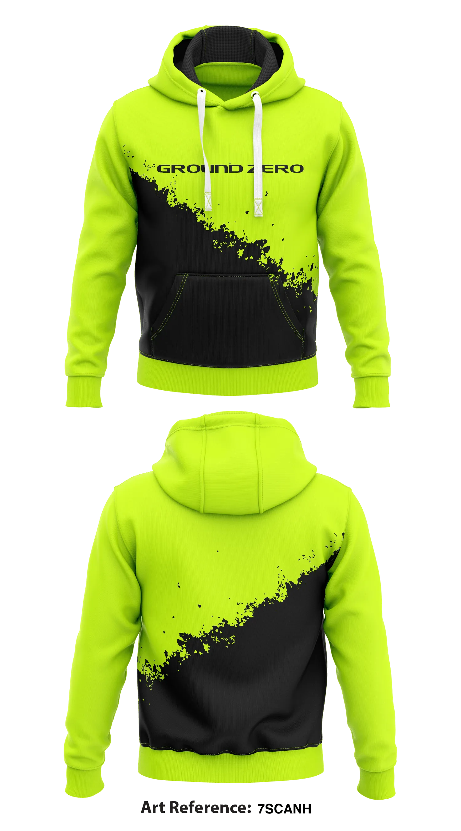 Ground Zero Store 1  Core Men's Hooded Performance Sweatshirt - 7SCANH