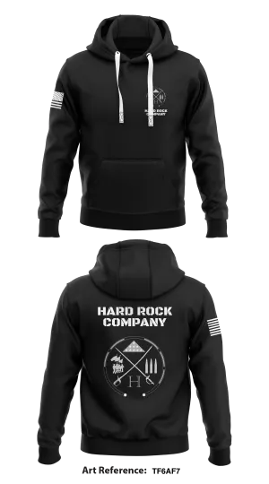 Hard Rock Company Store 1  Core Men's Hooded Performance Sweatshirt - TF6AF7
