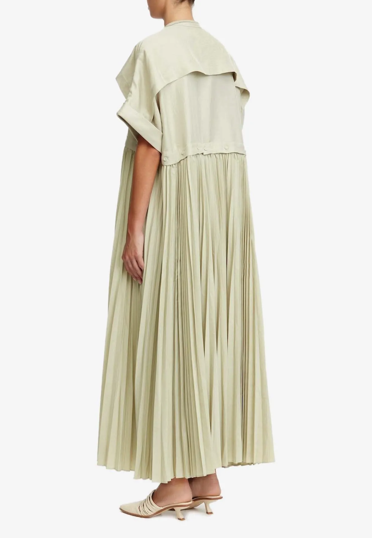 Havering Pleated Maxi Dress