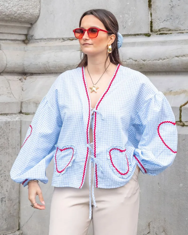 HEART LACE BLOUSE