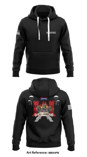 Hell Hounds   Core Men's Hooded Performance Sweatshirt - mmX4pb