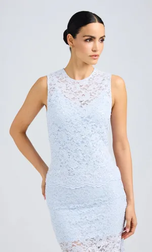 Henrietta Sequin Lace Top - Opal