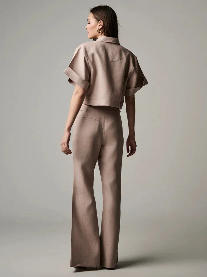 Het026 Mauve Boxy Top