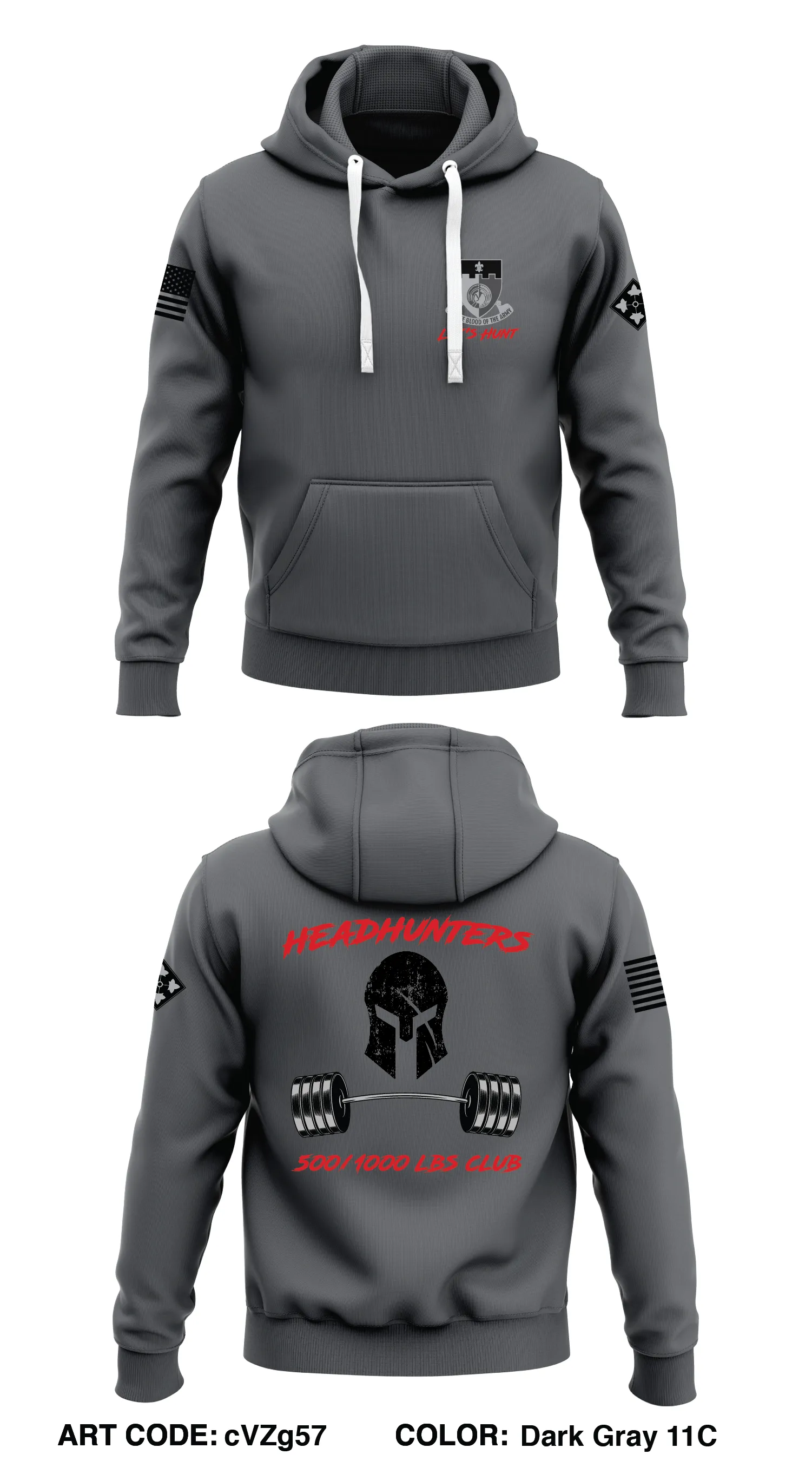HHC, 64BSB, 3ABCT Store 1  Core Men's Hooded Performance Sweatshirt - cVZg57