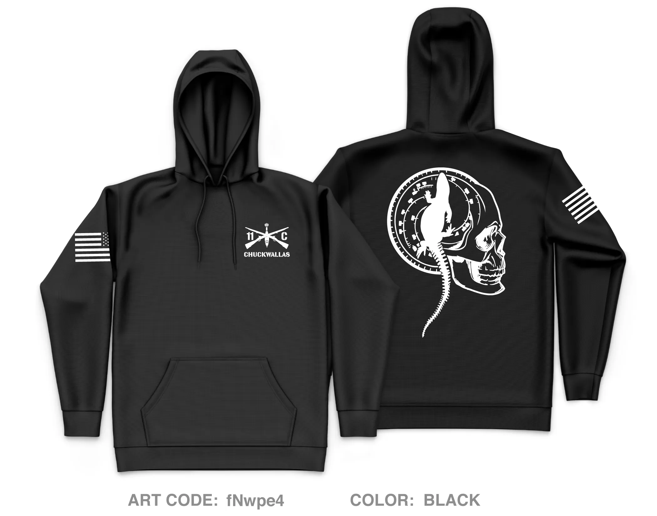 HHT MORTARS 1|11TH ACR Core Men's Hooded Performance Sweatshirt - fNwpe4