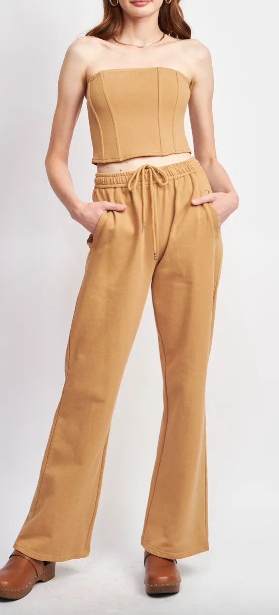 High Rise Wide Leg Pants