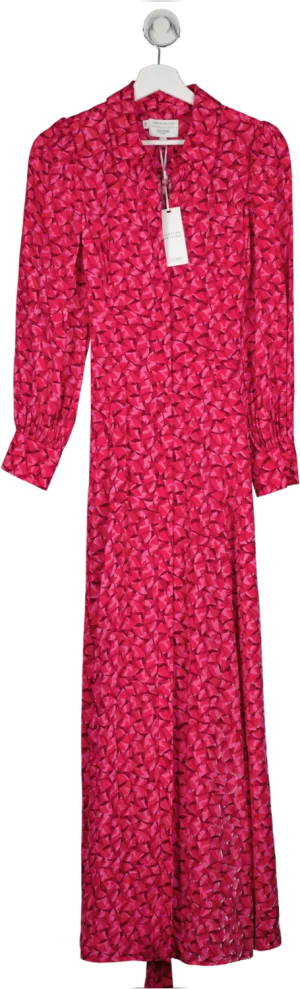 Hobbs Pink Mitford Shirt Dress UK 6