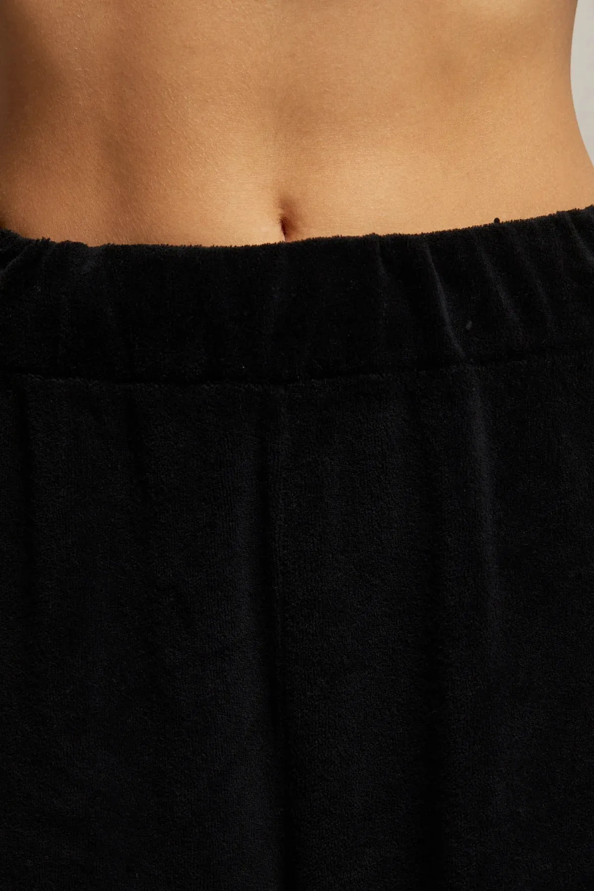 Holly Velour Wide Leg Trackpant