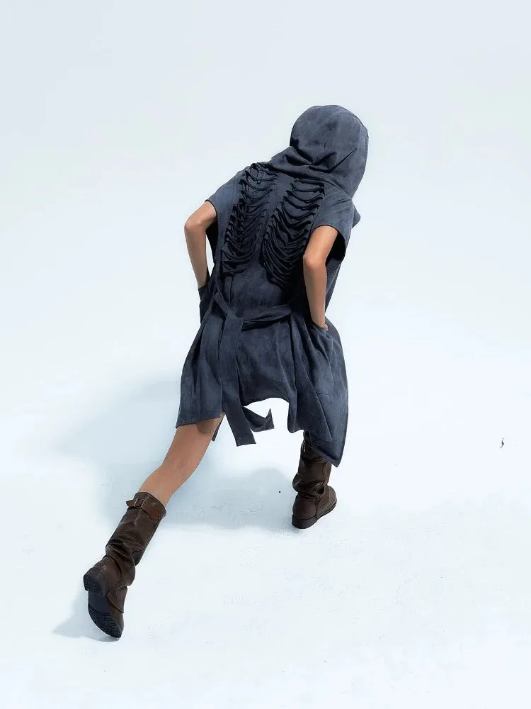 Hooded long thin coat【s0000007007】