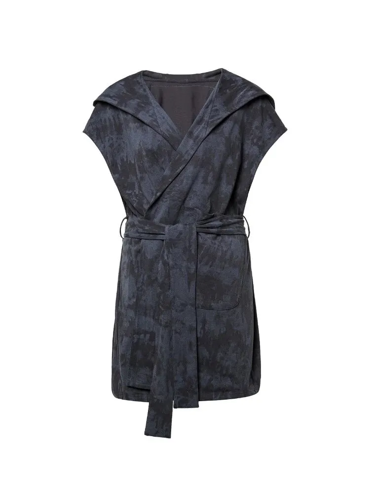 Hooded long thin coat【s0000007007】