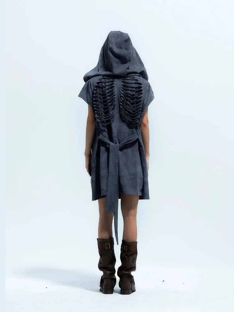 Hooded long thin coat【s0000007007】
